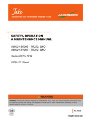 Jacobsen 068021-B000E-TR320 Safety, Operation And Maintenance Manual