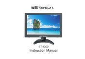 Emerson ET-1300 Instruction Manual