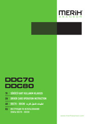 MERIH DDC70 Operation Instruction Manual
