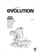 Evolution R255SMS-DB-Li Instructions Manual