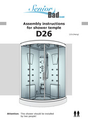 Senior Bad D26-TH-EC-EA Assembly Instructions Manual