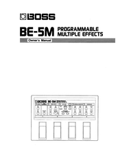 Boss BE-5M Owner's Manual