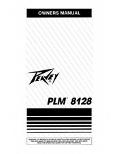 Peavey PLM 8128 Owner's Manual