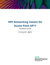 HPE Instant On AP11 Installation Manual
