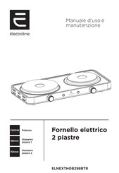 Electroline ELNEXTHOB298BTR Use And Maintenance Manual