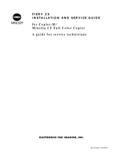 Minolta FIERY ZX Installation And Service Manual