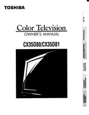Toshiba CX39D01 Owner's Manual