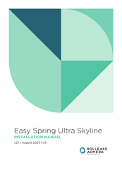rollease acmeda Easy Spring Ultra Skyline Installation Manual