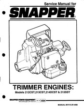 Snapper 214DCST Service Manual