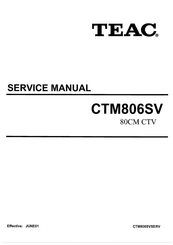 Teac CTM806SV Service Manual