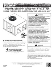 Daikin DP5GM Installation Instructions Manual