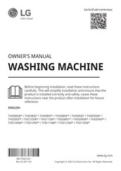LG THD08SW Series Owner's Manual