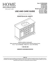 Home Decorators Collection 1009249567 Use And Care Manual