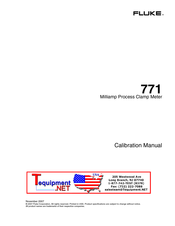 Fluke 771/709H Calibration Manual