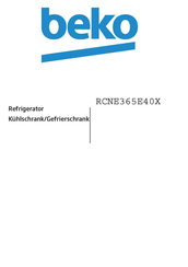 Beko RCNE365E40X Manual
