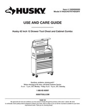 Husky H42CH5TR7HDGRY Use And Care Manual