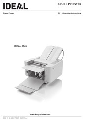 KRUG+PRIESTER IDEAL 8345 Operating Instructions Manual