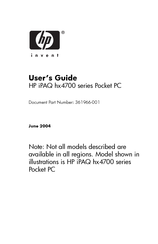 HP iPaq hx4700/5 Manual
