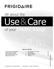 Frigidaire CFEF3012UWB Use & Care Manual