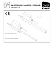 D+H ZA-0300 Instructions Manual