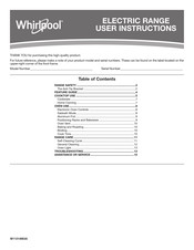 Whirlpool WFE320M0EW2 User Instructions
