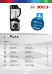 Bosch VitaMaxx 8 Series Instruction Manual