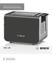 Bosch TAT 8 GB Series Instruction Manual