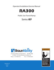 Braunability 07 Series Installation, Operator And Service Manual
