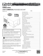 Daikin DSG048090 Installation Instructions Manual