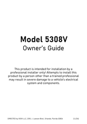 Voxx Electronics 5308V Owner's Manual