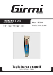 TREVIDEA Girmi RC56 User Manual