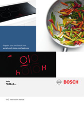 Bosch PXE875DC1E Instruction Manual