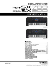 Yamaha PSR-SX900 Service Manual