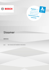 Bosch CDG714X 1 Series User Manual And Installation Instructions