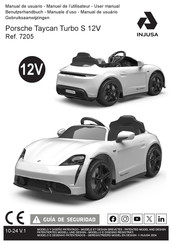 INJUSA Porsche Taycan Turbo S 12V User Manual