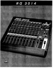 Peavey RQ 3014 Owner's Manual