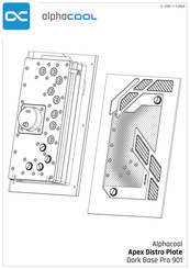 Alphacool Apex Distro Plate Dark Base Pro 901 Manual