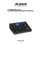 Alesis Drums Crimson III Drum Module User Manual