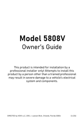 Voxx 5808V Owner's Manual