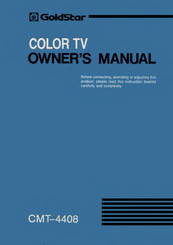 Goldstar CMT-4408 Owner's Manual