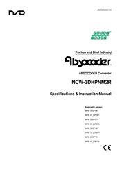 NSD ABSOCODER NCW-3DHPNM2R Specifications & Instruction Manual
