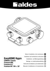 aldes EasyHOME Hygro COMPACT Classic Installation And Maintenance Instructions Manual