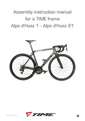 Time Alpe d'Huez 1 Assembly & Instruction Manual