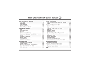 Chevrolet SSR 2003 Owner's Manual