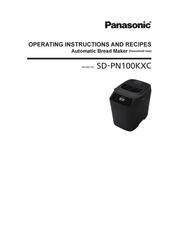 Panasonic SD-PN100KXC Operating Instructions And Recipes