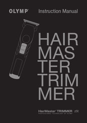 Olymp HairMaster z4t Instruction Manual