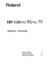 Roland ep-85 Owner's Manual
