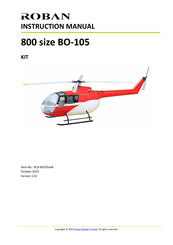 Roban BO-105 Instruction Manual