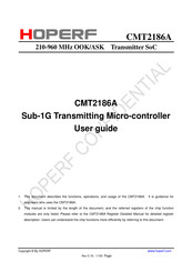 HopeRF CMT2186A User Manual