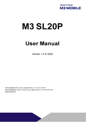 M3 Mobile SL20P User Manual
